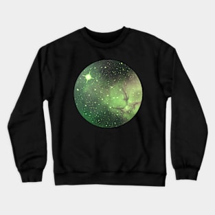 Galaxy Circle (Green) Crewneck Sweatshirt